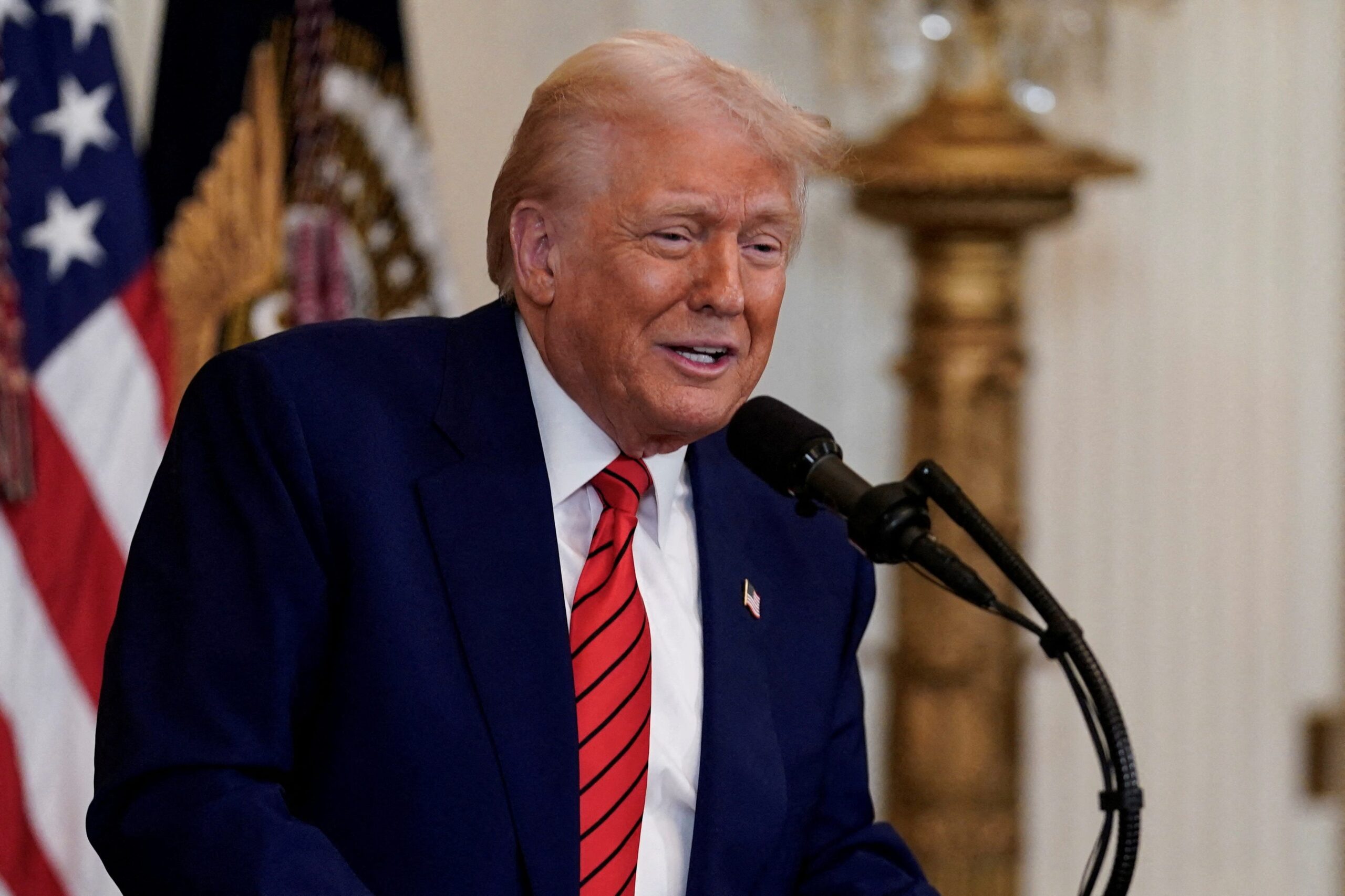 Barred from running for a third term, Trump keeps talking about it