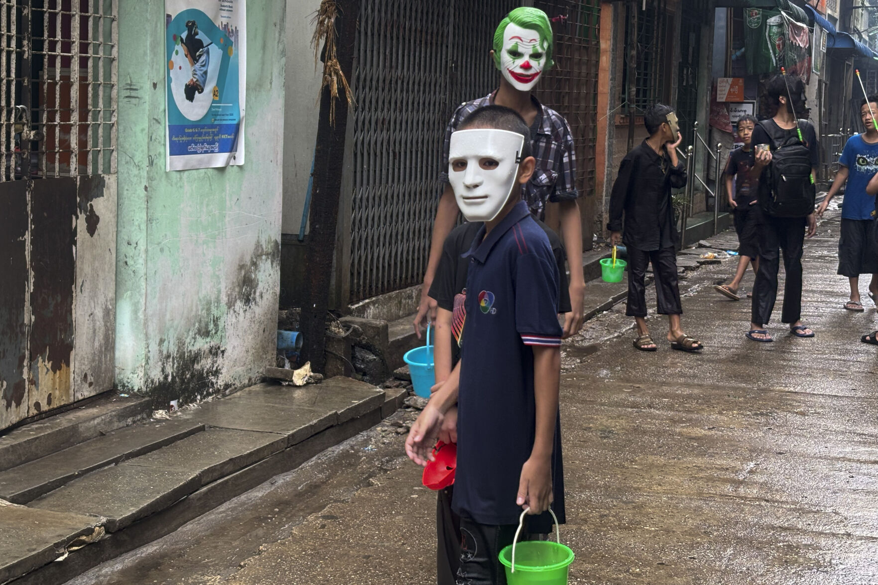 Southeast Asia water festivals begin, but earthquake recovery blunts Myanmar’s celebrations