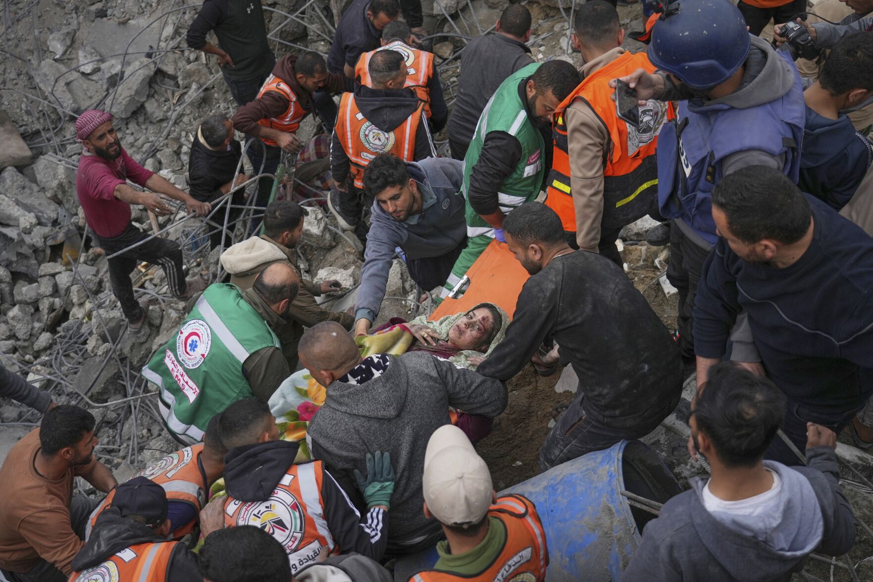 Middle East latest: Israeli strike outside a Gaza hospital kills a medic and wounds several