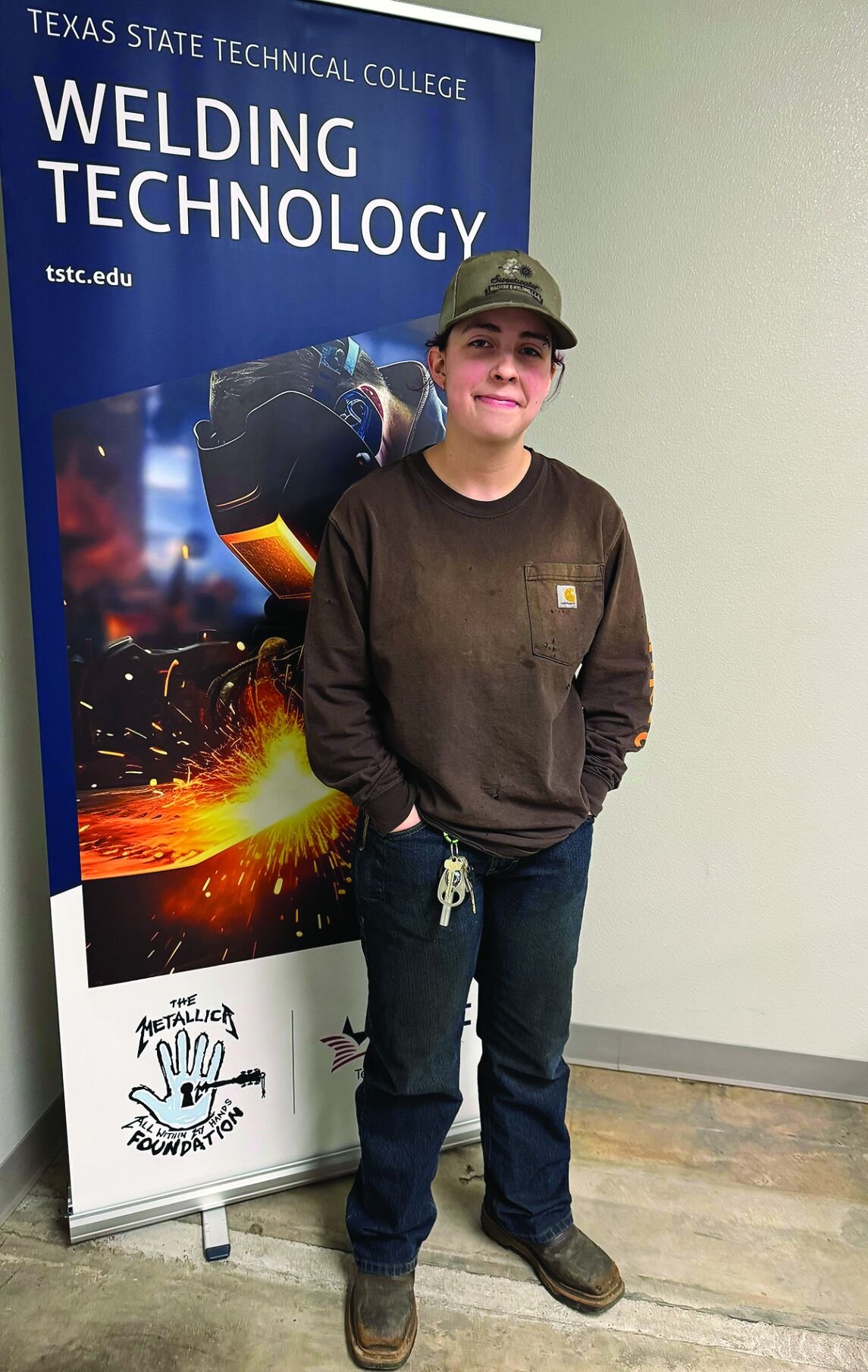 TSTC student credits Metallica scholarship for sparking career journey
