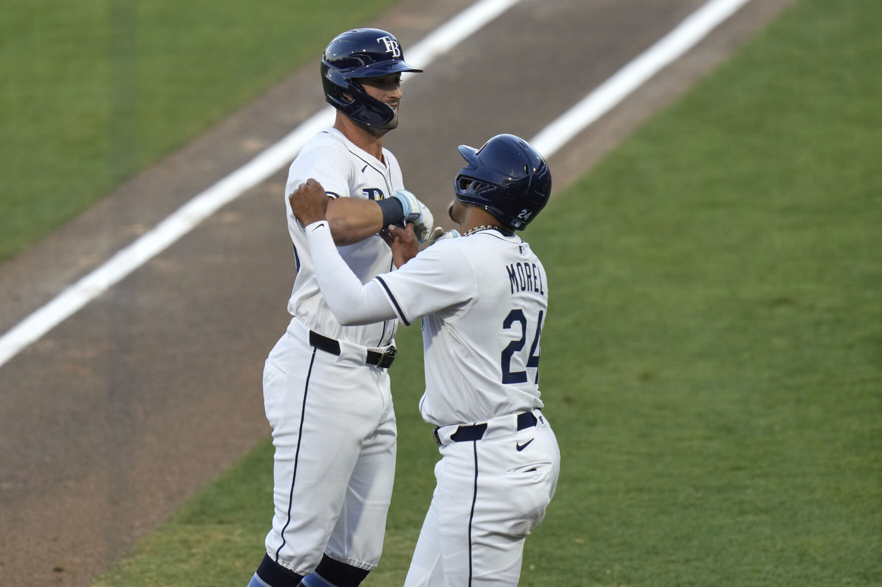 Kameron Misner’s 2 home runs back Shane Baz’s 6 strong innings as Rays beat Red Sox 16-1