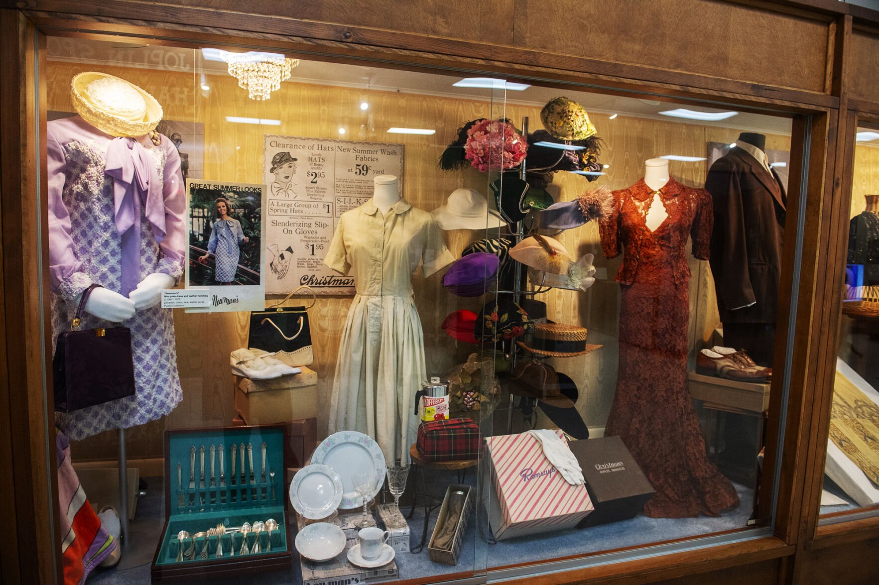 Museum fashion display covers (almost) everything