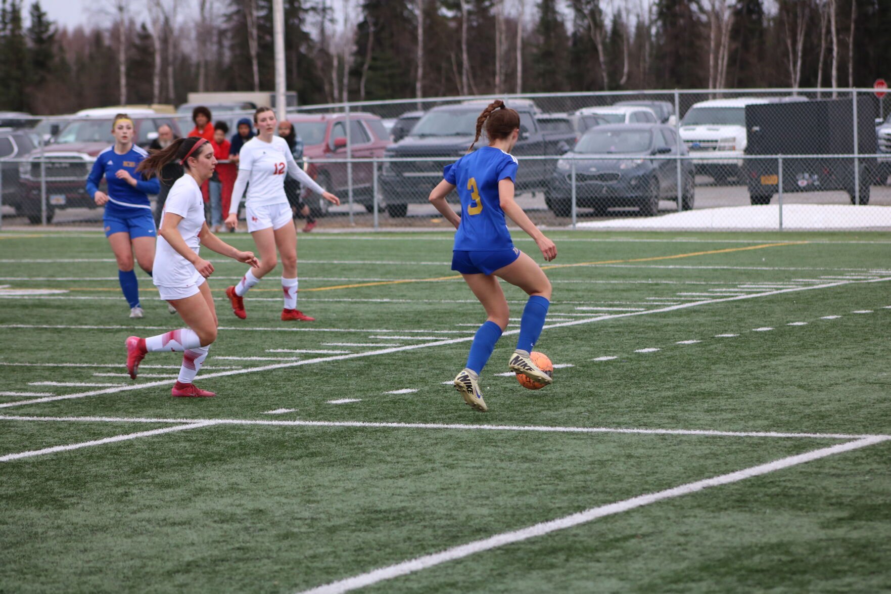 Monroe girls defeat North Pole in first Interior soccer match of 2025, boys tie