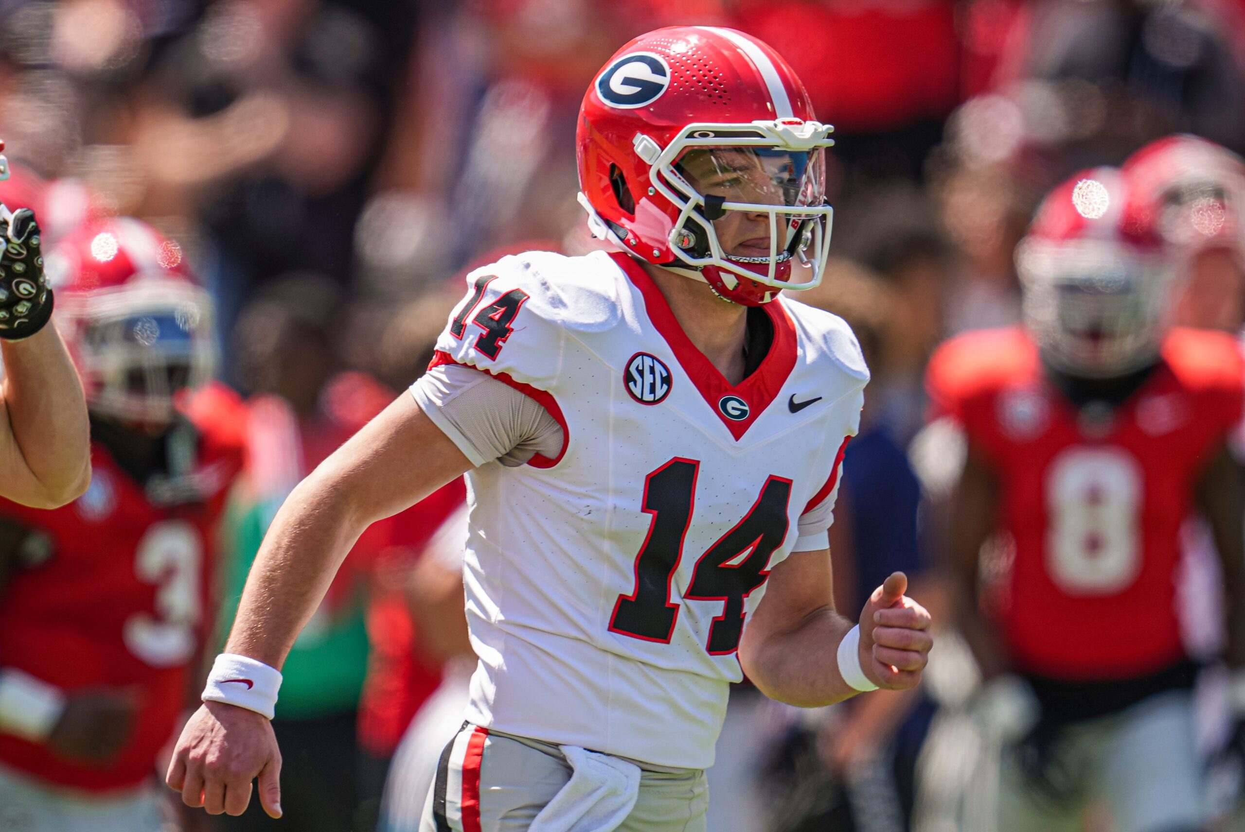Georgia football spring game updates, top plays and analysis
