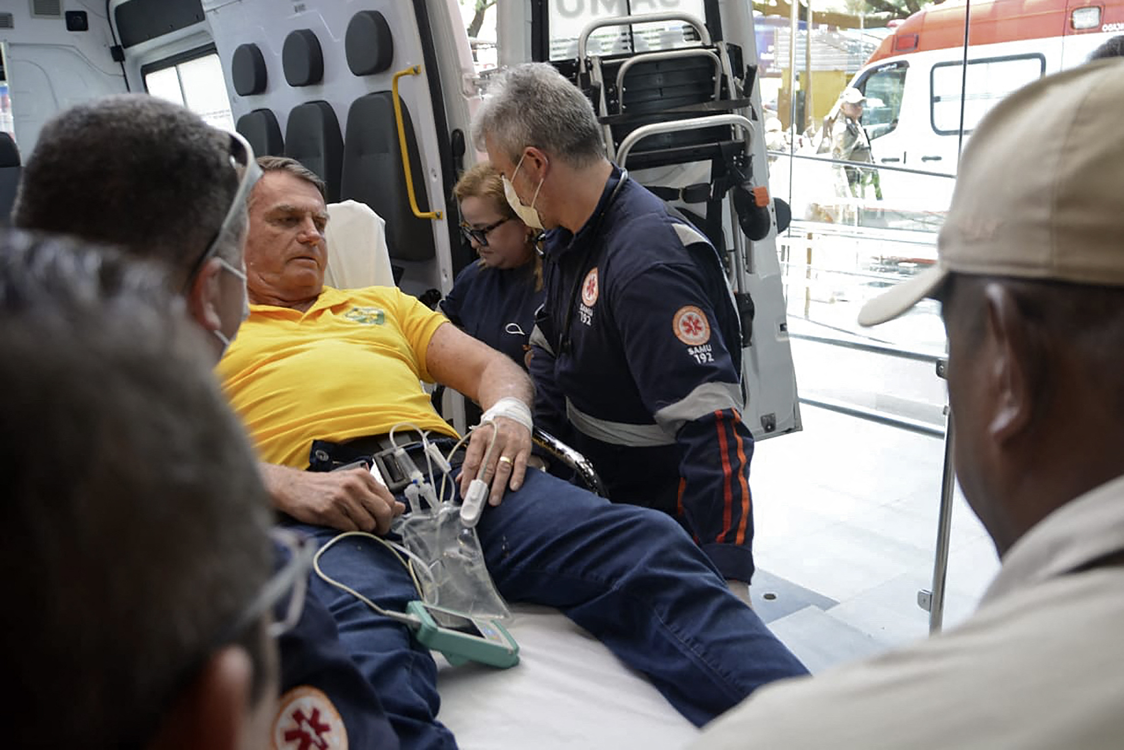 Brazil’s Bolsonaro ‘stable’ after being hospitalised with abdominal pain