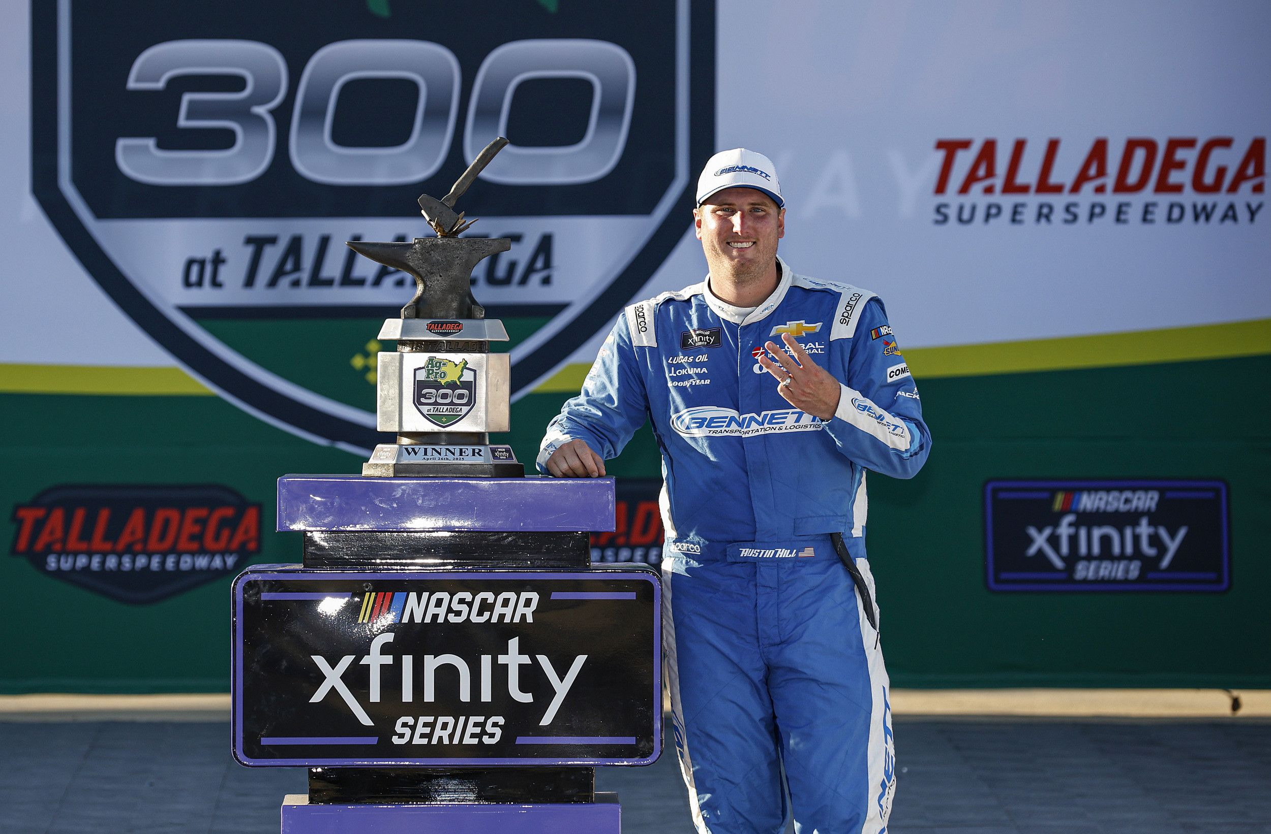 Austin Hill Smashes Superspeedway Record After Surviving Talladega Chaos