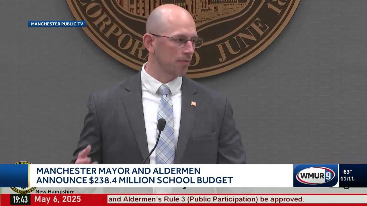 Manchester mayor, aldermen announce $238.4 million school budget