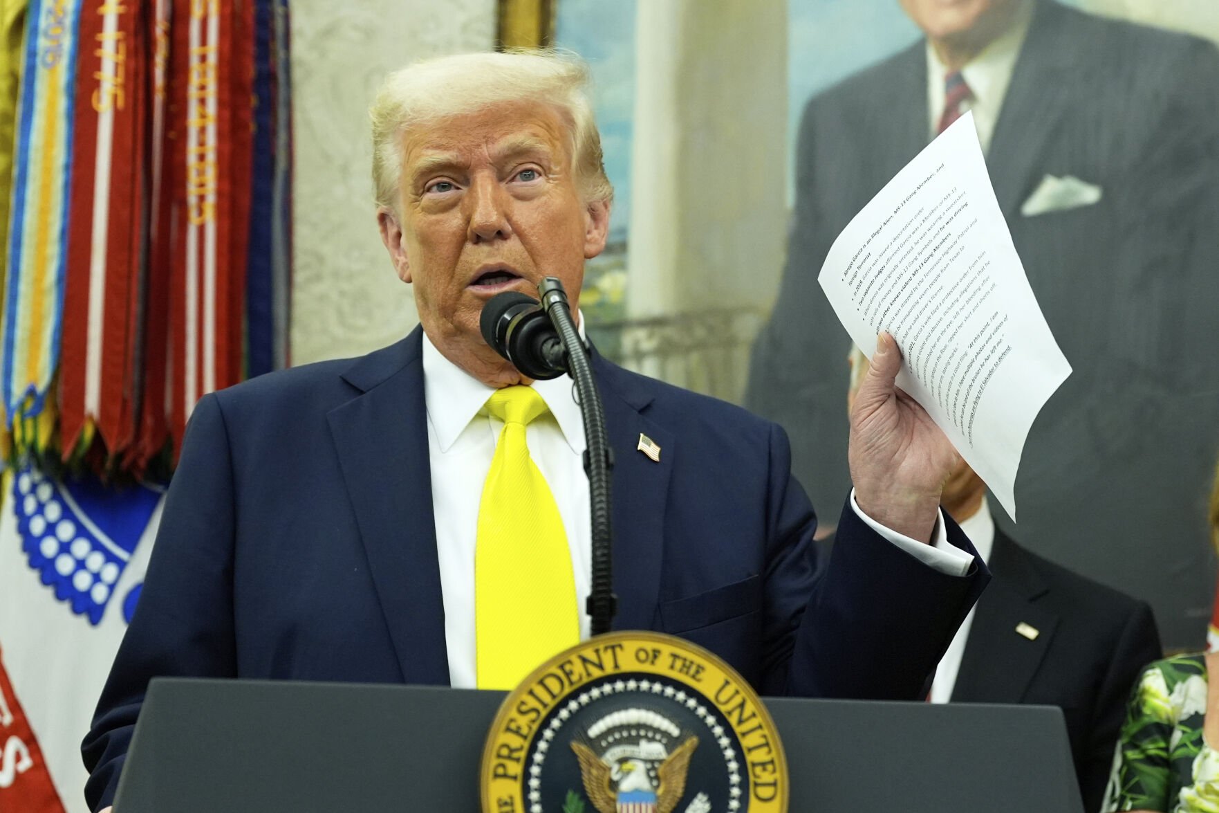 Trump, in a new interview, says he doesn’t know if he backs due process rights