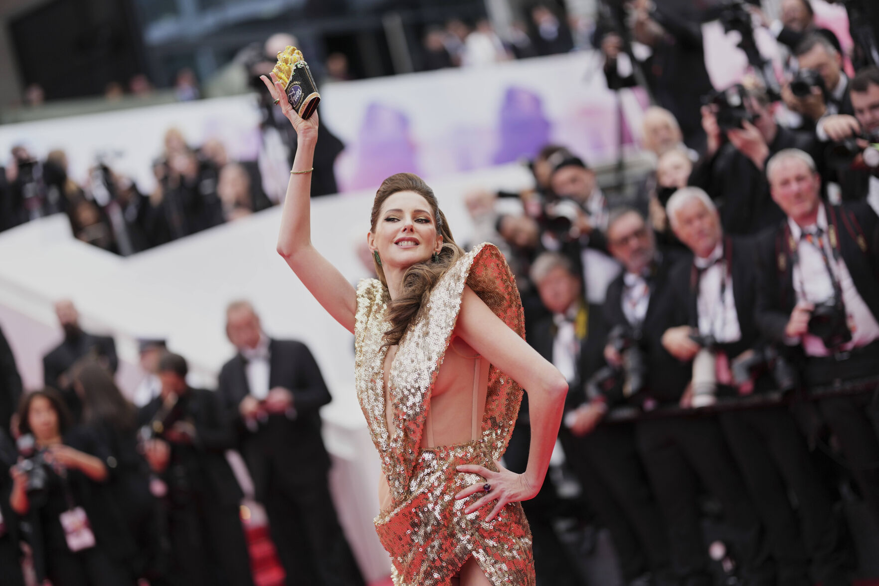 See the looks from Cannes’ opening ceremony after the festival banned big dresses and nude looks
