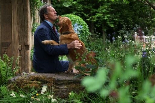 Beloved UK gardener’s dog lends a paw at top flower show