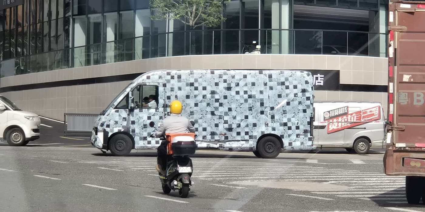 BYD’s new global electric van looks massive driving on public streets