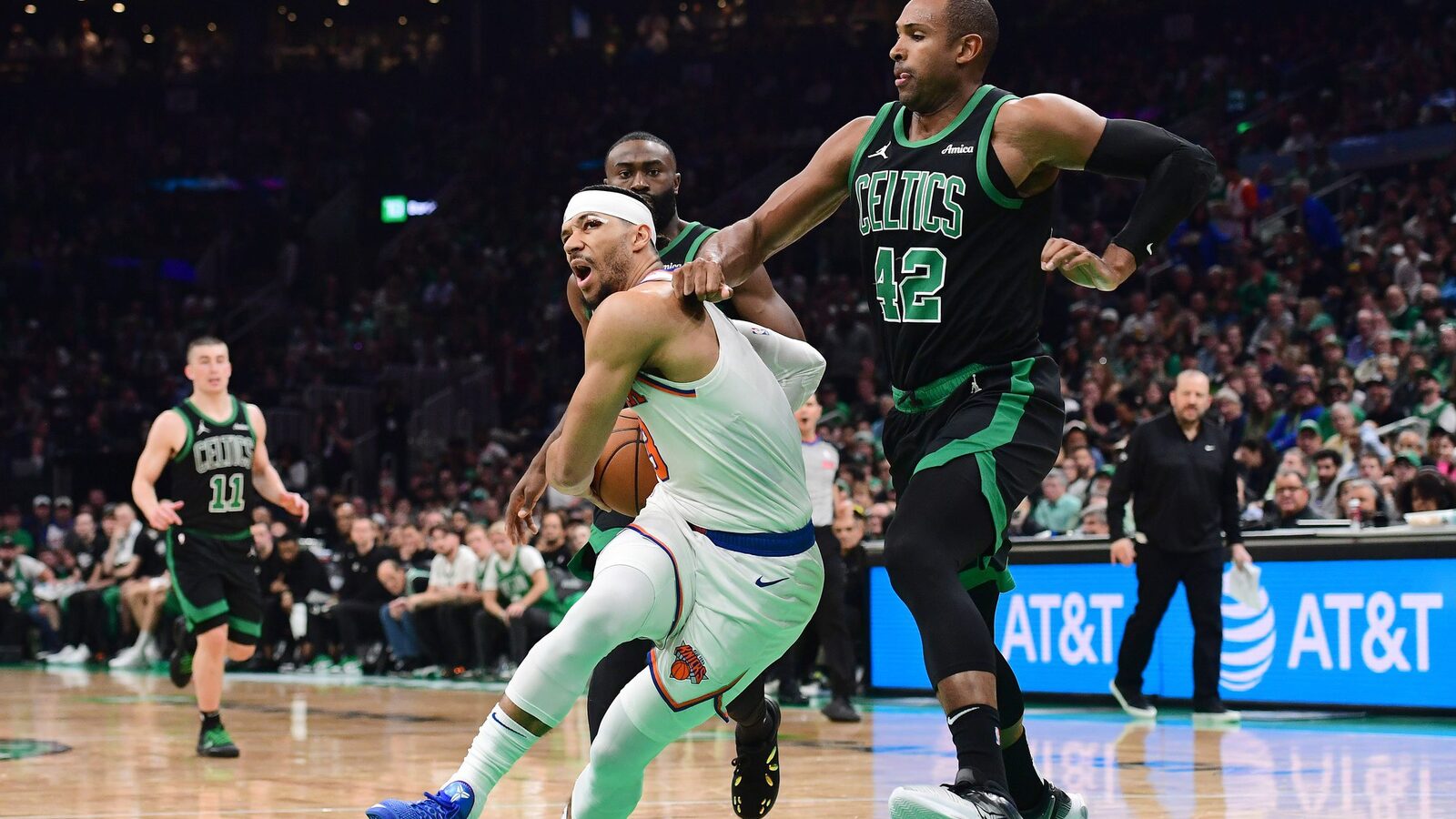 New York Knicks: Josh Hart Hits Rare Feat Not Seen Since Walt Frazier in 1972 During Game 6 Win Vs. Boston Celtics