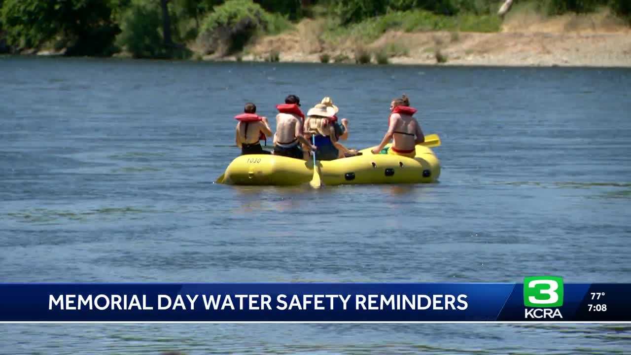 People spend Memorial Day boating, floating on American River