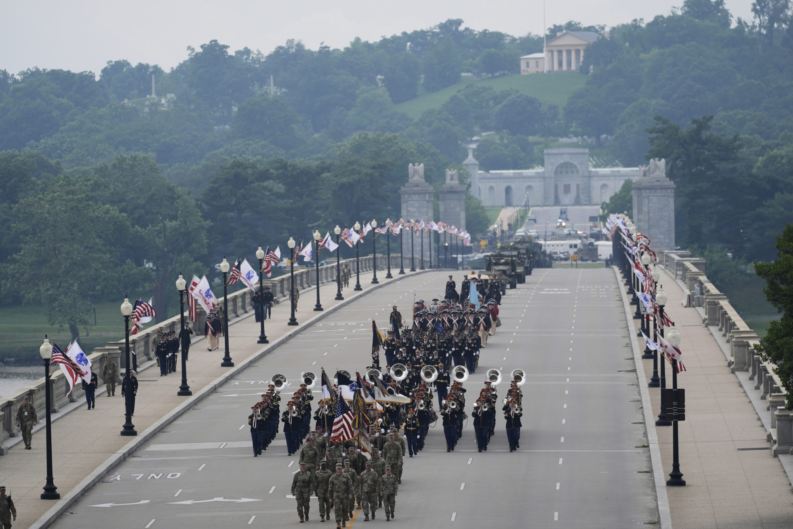 Military parade kicks off in nation’s capital with tanks, troops and 21-gun salute