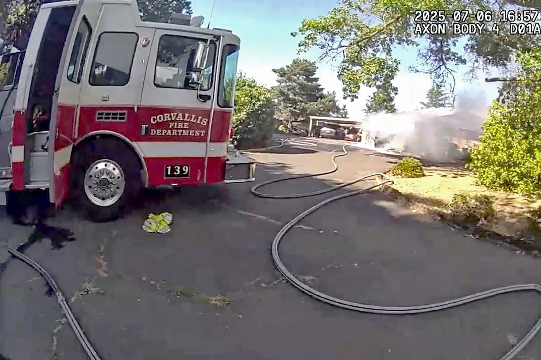 Corvallis man charged with arson in fourplex fire