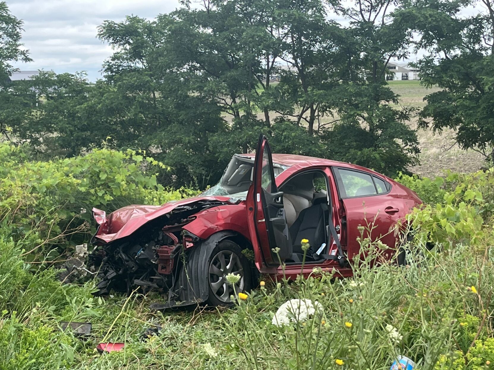 Three injured in crash at ‘Suicide Corners’