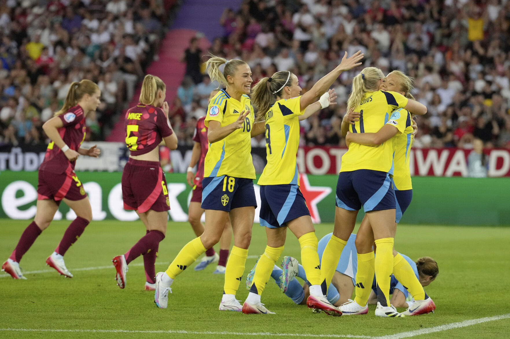 Sweden’s crushing win over Germany at Women’s Euros sets up easier path to final