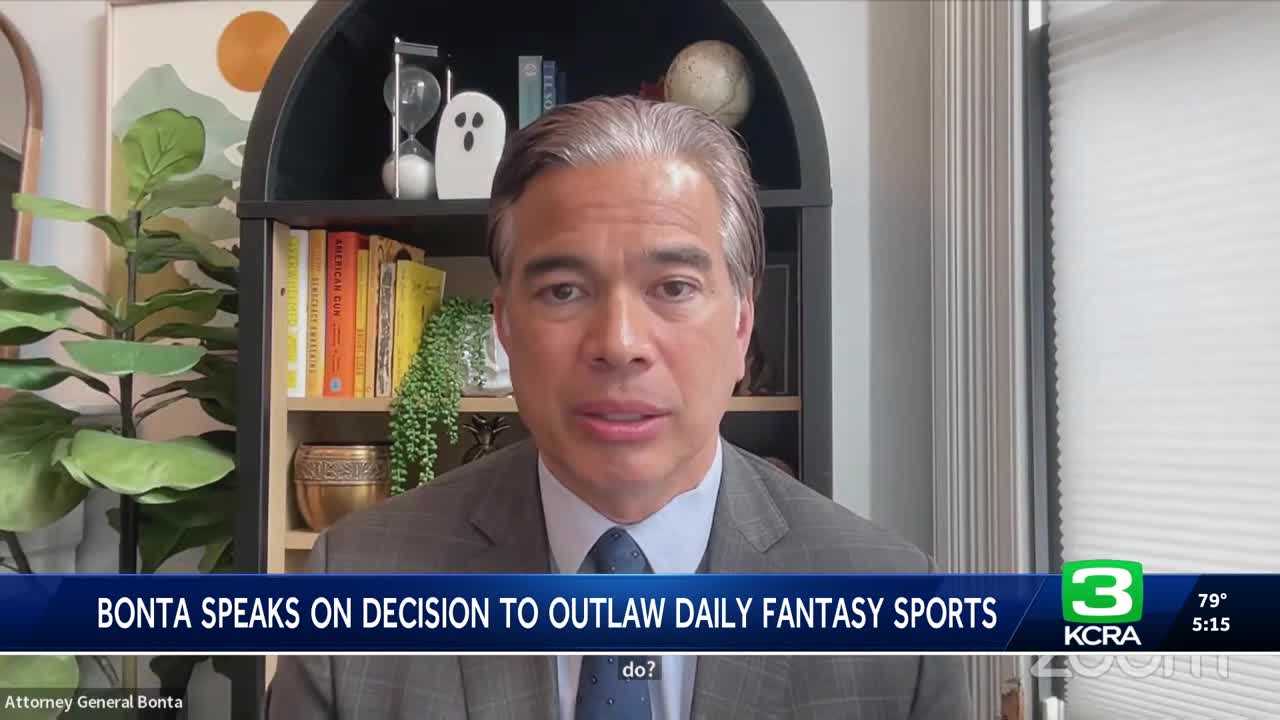 California AG Rob Bonta says action is coming against online fantasy sports platforms