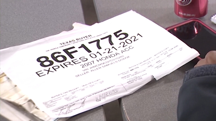 Texas cuts out paper license plates to curb crime