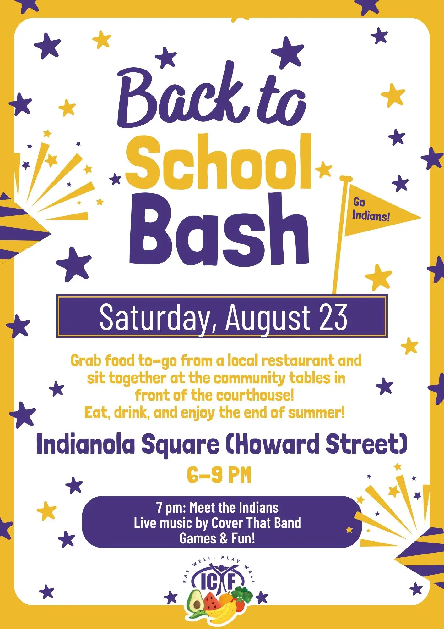 ICYF Back to School Bash Tomorrow on Indianola Square