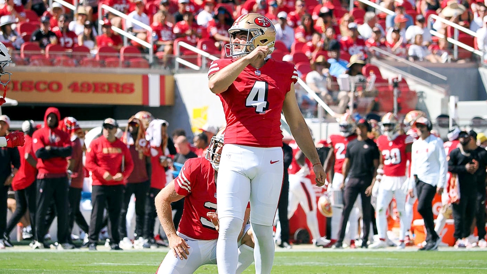 Was 49ers’ preseason ‘hero’ Jake Moody kicking for his job?