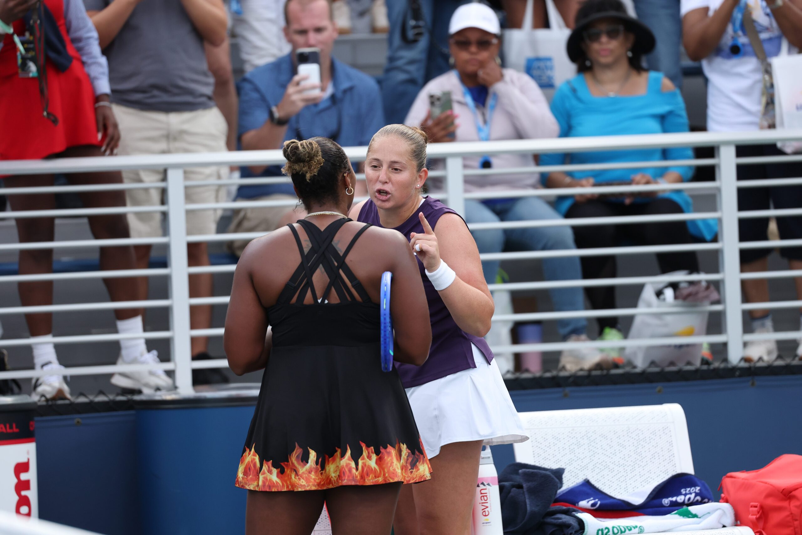 Jelena Ostapenko after Taylor Townsend confrontation: ‘Never racist in my life’