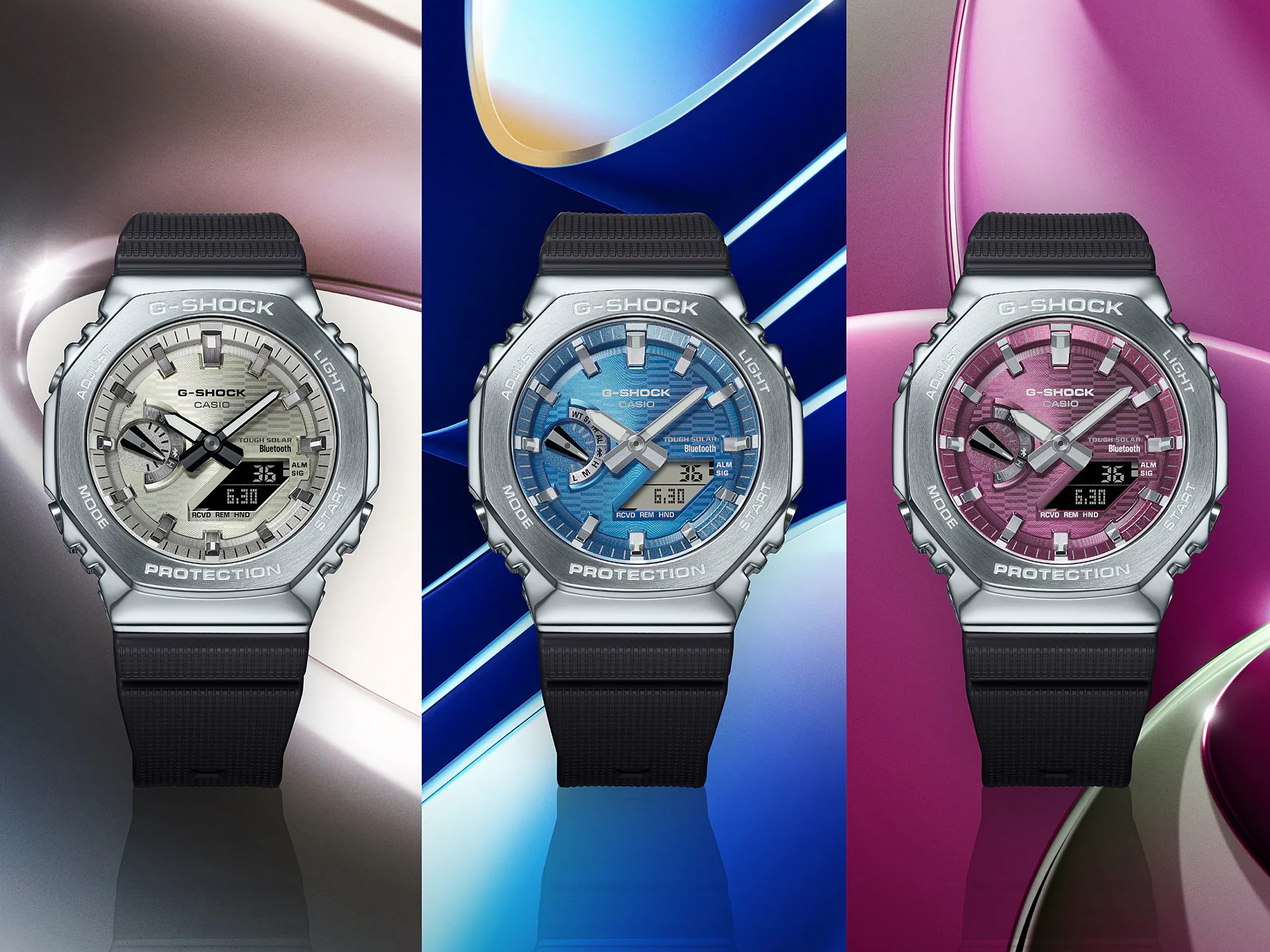 New Casio GBM-2100A slim watches with bold metal bezel coming to more countries