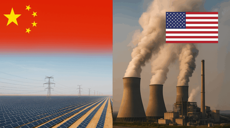 Two Energy Paths: China Locks In Renewables, U.S. Clings To Coal