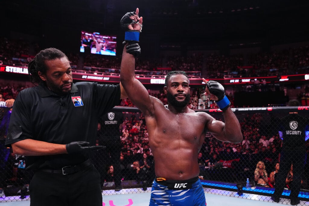 Aljamain Sterling shows off ‘living nightmare’ injury he suffered against Brian Ortega at UFC Shanghai
