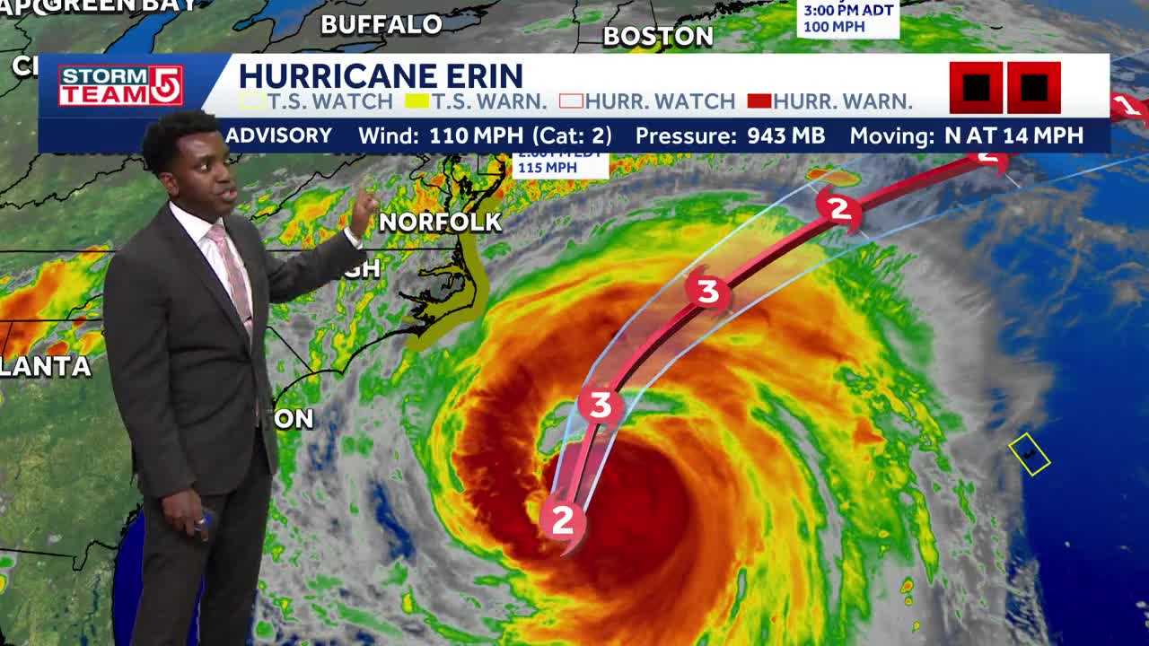 Video: Cool night & tracking Erin