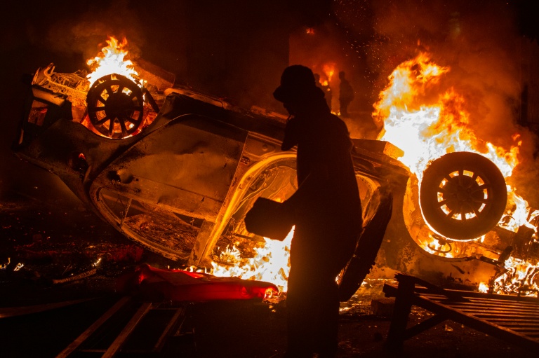 Indonesia Protest Blaze Kills 3 As Anger Erupts Over Driver Death