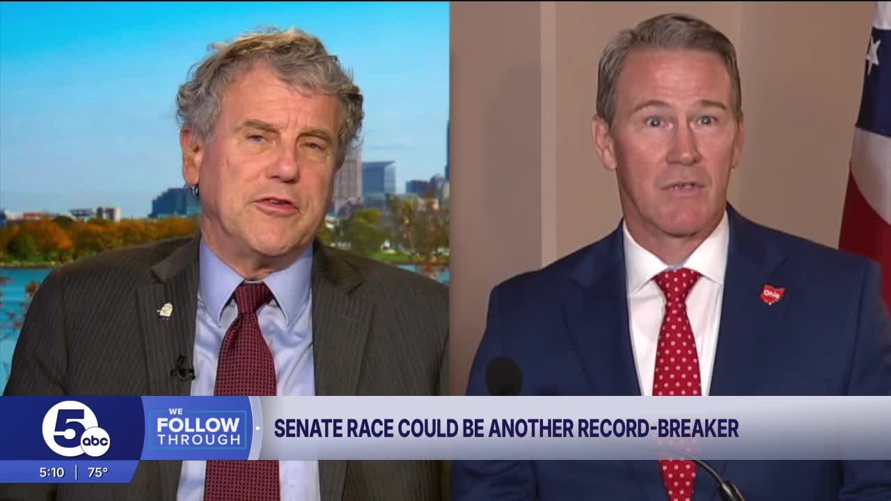 Ohio’s U.S. Senate race expected to have record-breaking spending