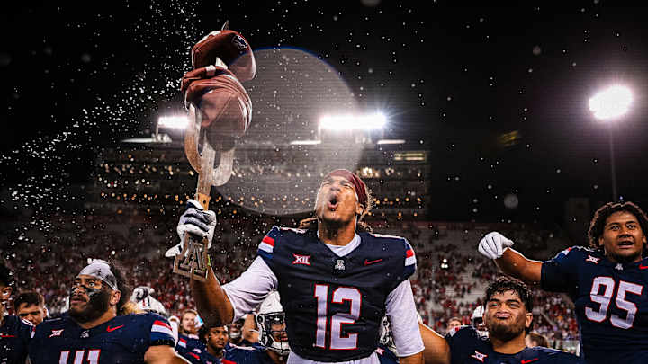 Helmet Stickers: Arizona vs. KSU