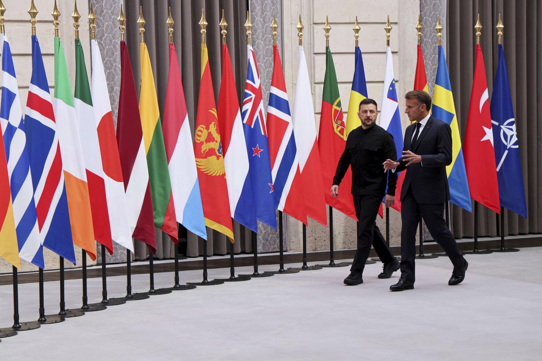 Macron says 26 countries pledge troops as a reassurance force for Ukraine after fighting ends