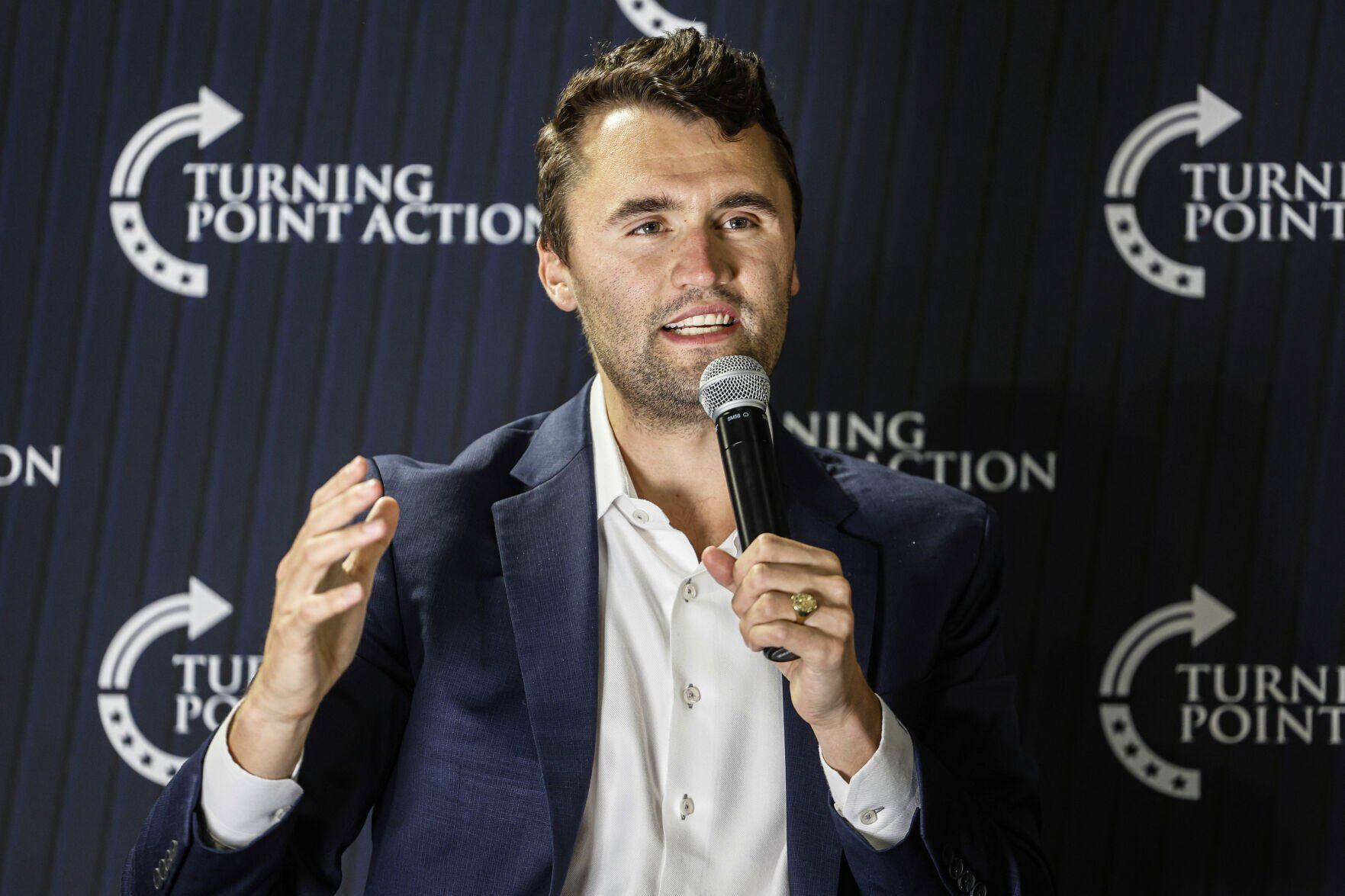 The Latest: Conservative activist Charlie Kirk is shot and killed while speaking at a Utah college