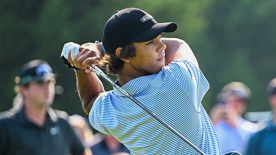 Charlie Woods, Tiger Woods’ son, nails hole-in-one at TPC Sawgrass Junior Players Championship tournament